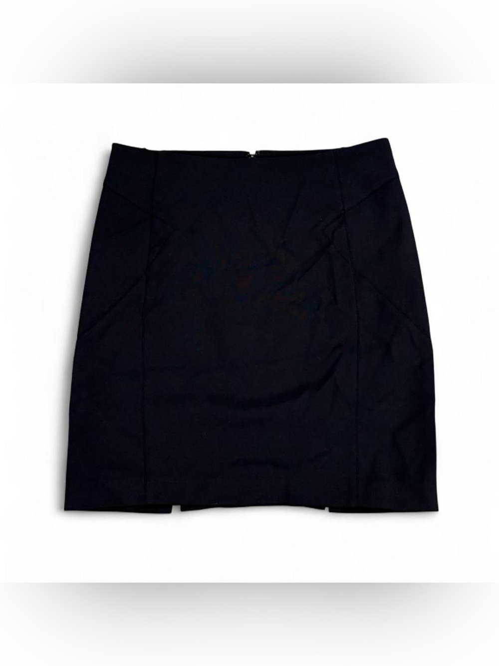 Bebe black pencil skirt with seam detail